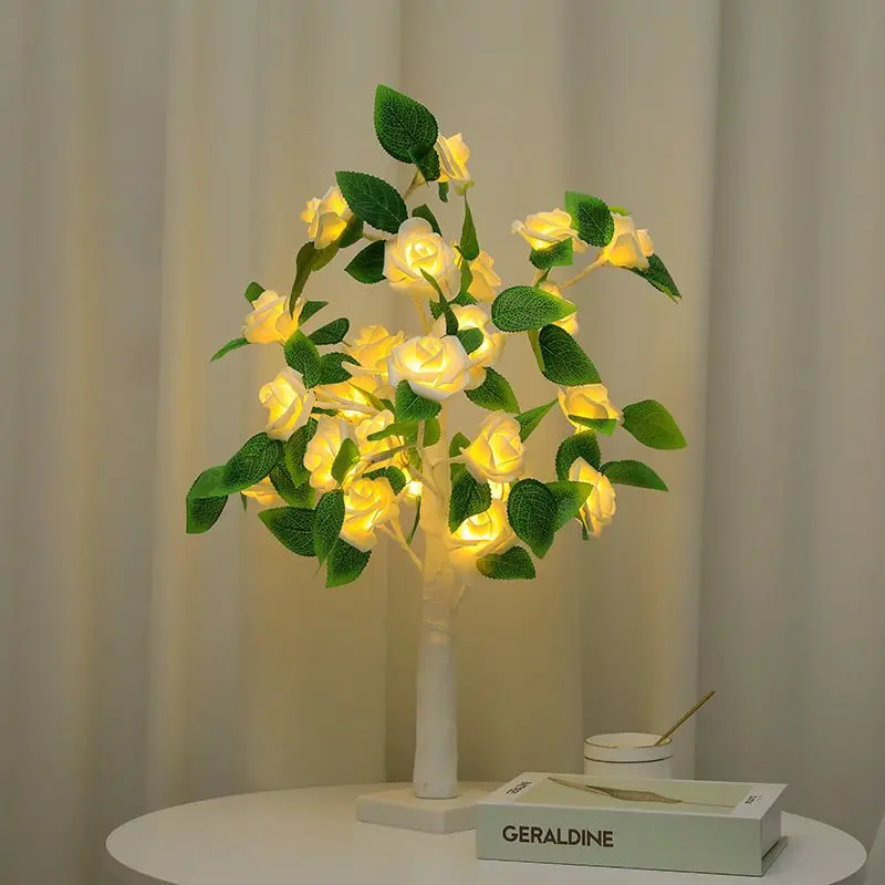 LED Rose Flower Tree Lamp