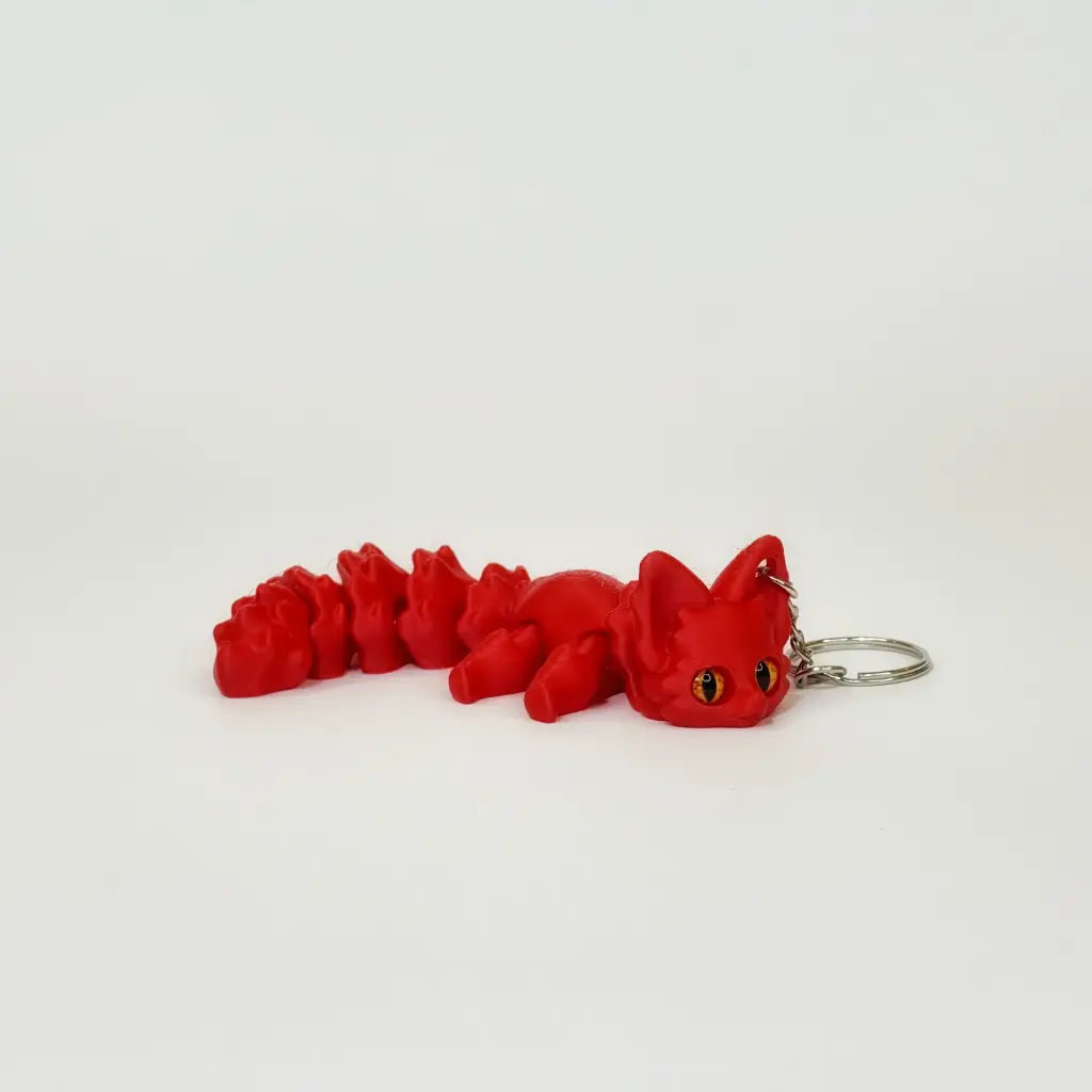 Keychain Cat (Red)