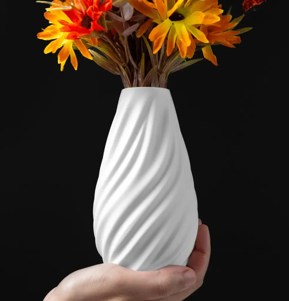 Wave flower vase